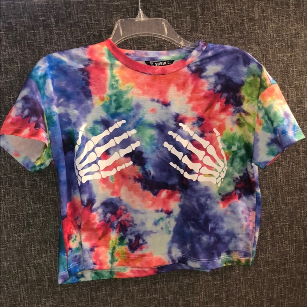 Tie dye crop